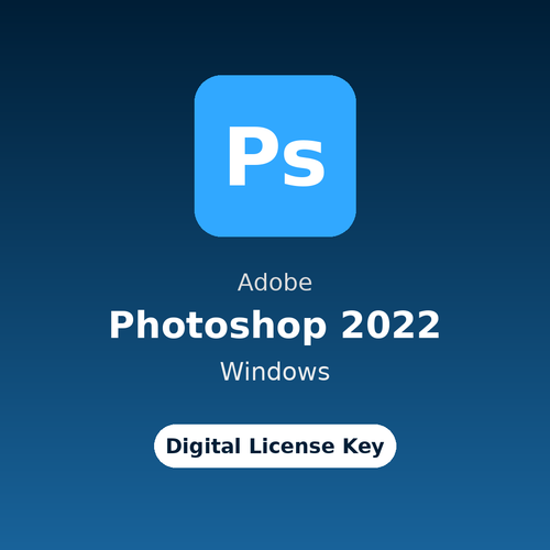 Adobe Photoshop 2022 for Windows digital license key