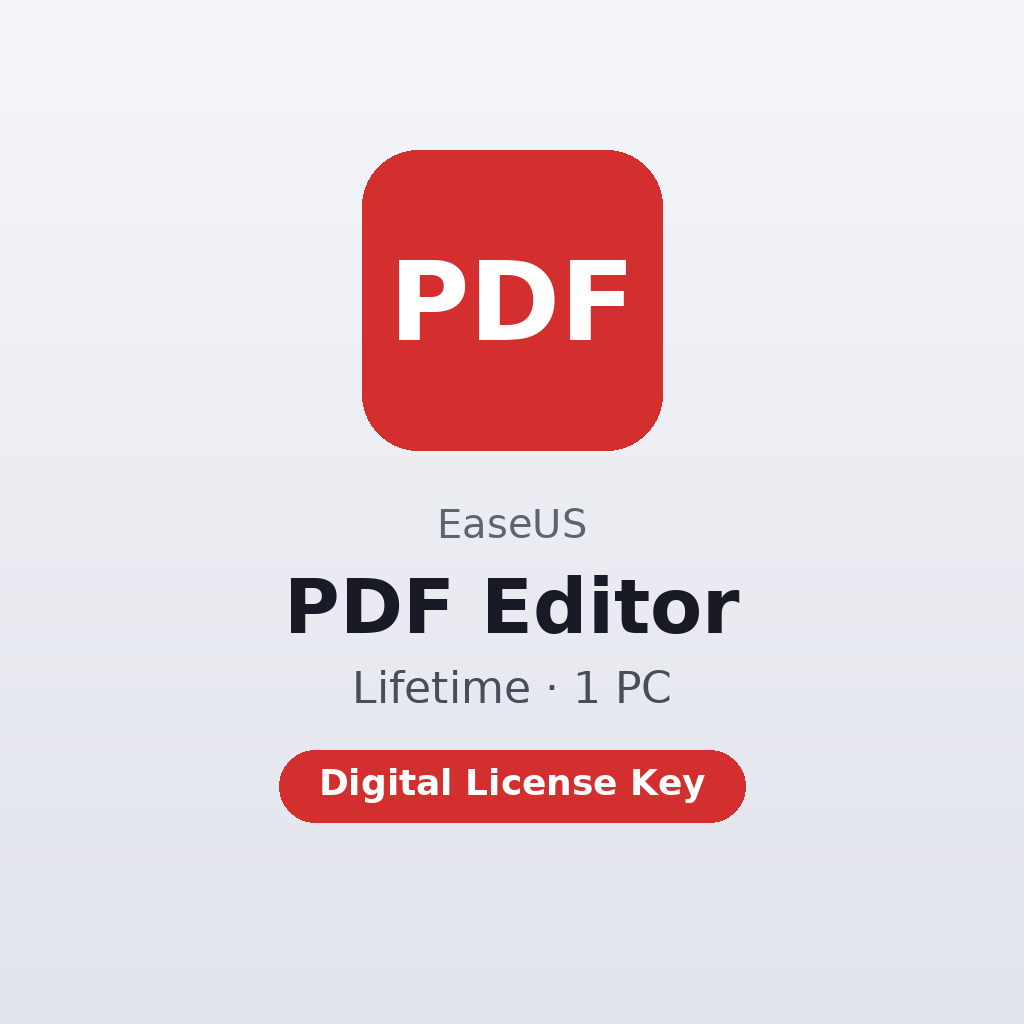 EaseUS PDF Editor – 1 PC / Lifetime