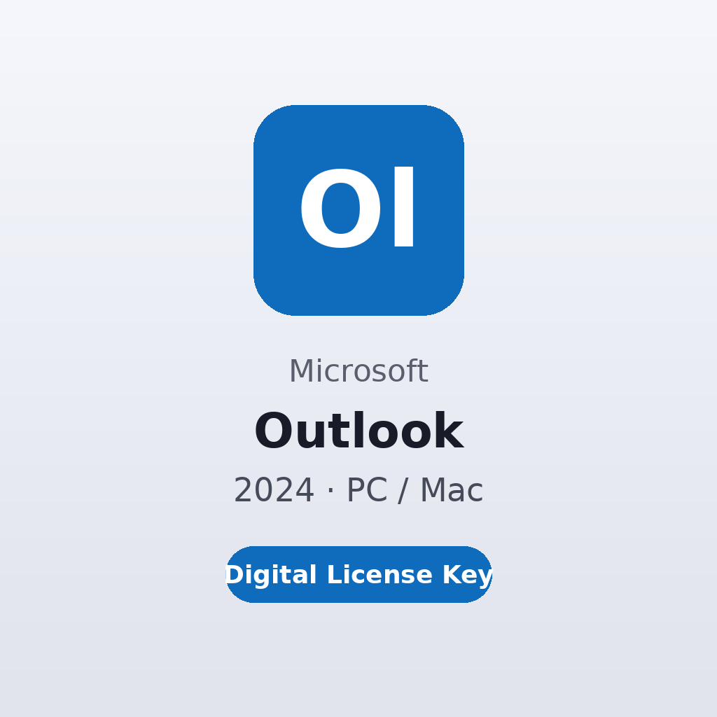 Microsoft Outlook 2024 · PC / Mac digital license key
