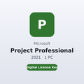 Microsoft Project Professional 2021 · 1 PC digital license key