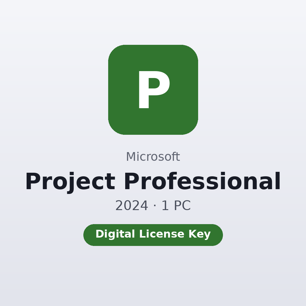 Microsoft Project Professional 2024 – 1 PC
