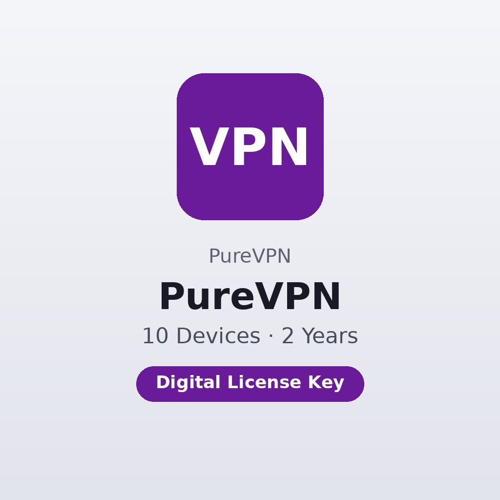PureVPN – 10 Devices / 2 Years